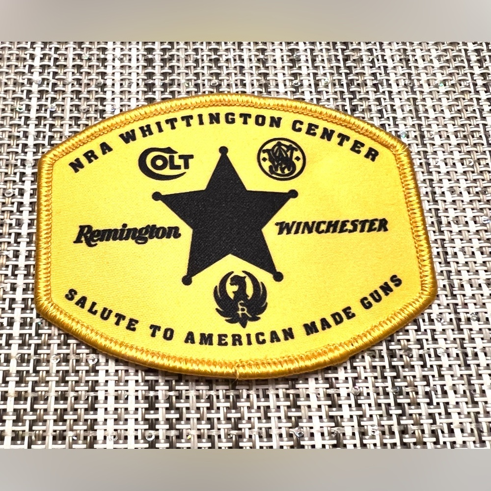 Vintage NRA Whittington Center Embroidered Patch. NEW.